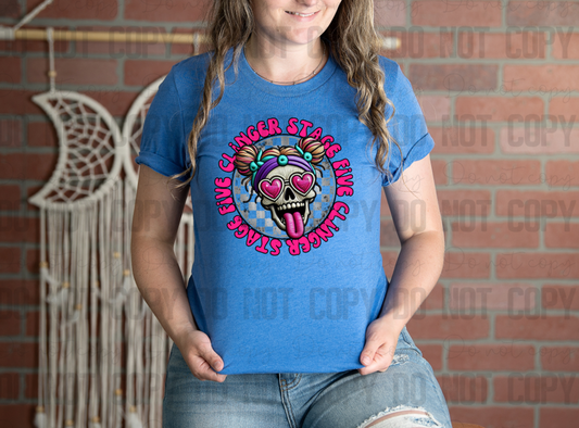 C-12 Stage Five Clinger Girl Pink Tee