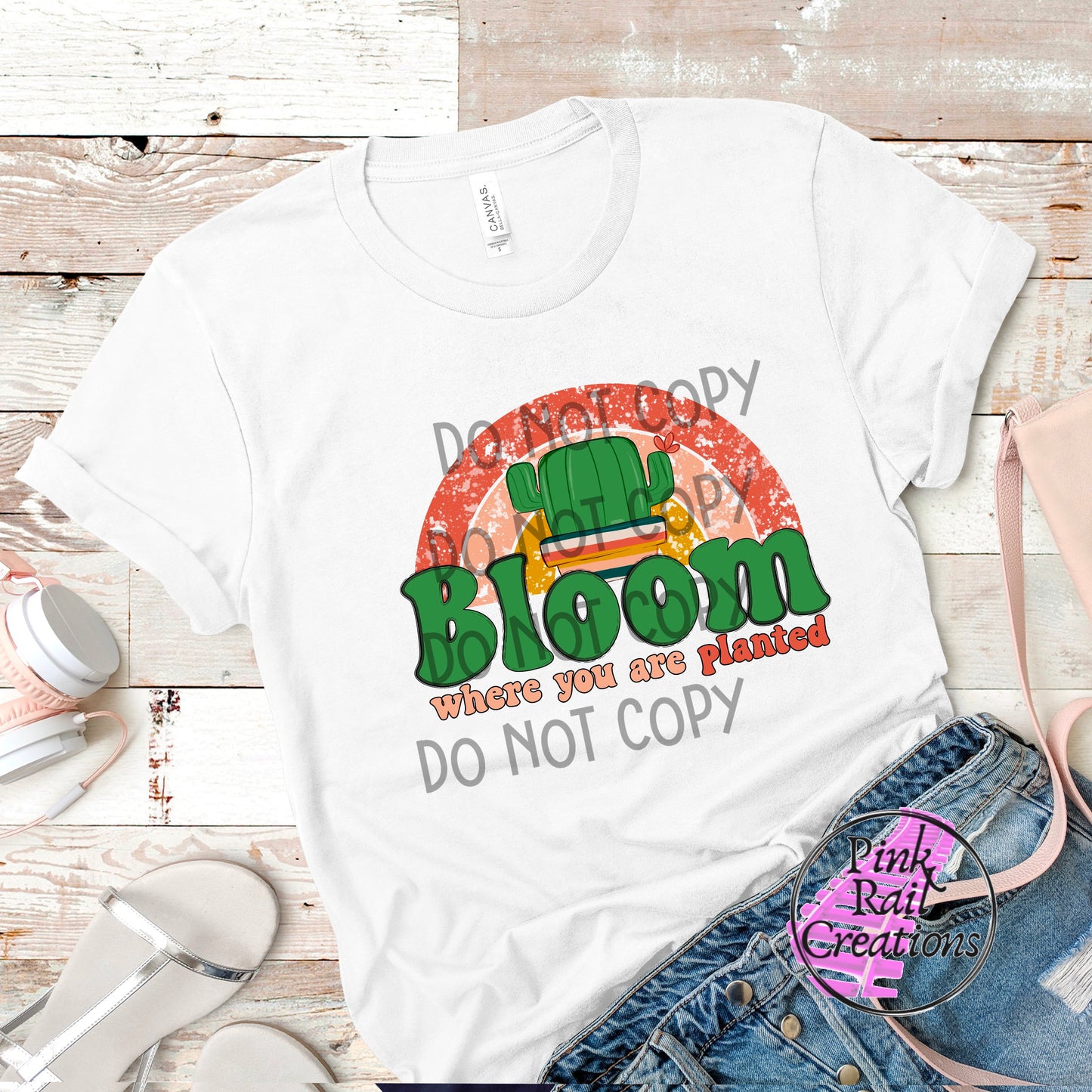 D-01 Bloom Where You Are Planted Completed Tee