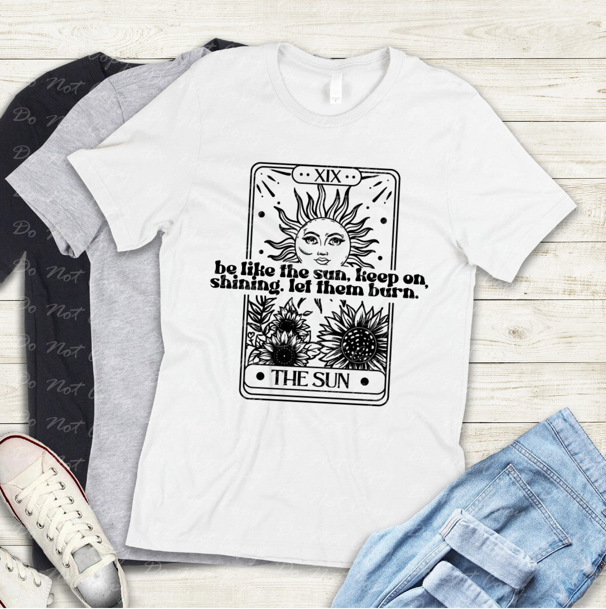 D-07 Sun Tarot Card Tee