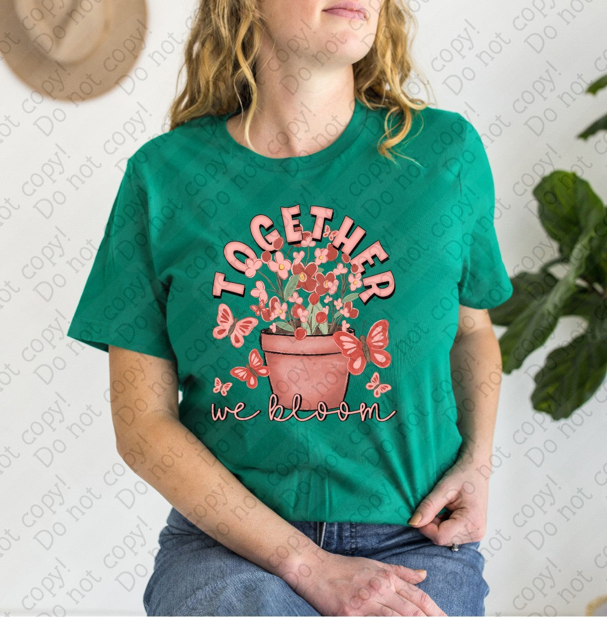 D-114 Together We bloom tee