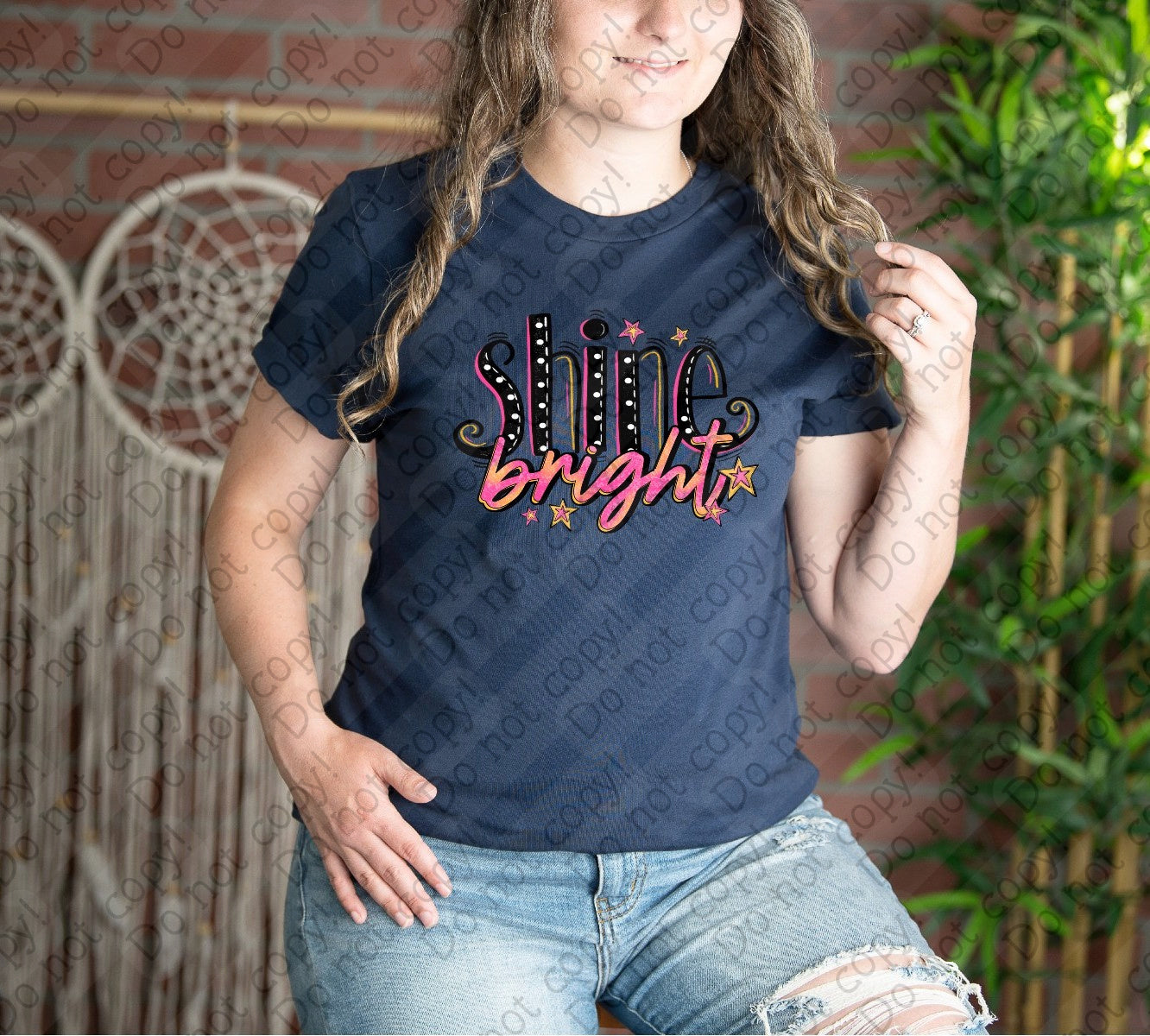 D-126 Shine Bright tee