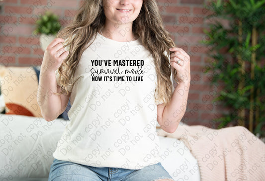 D-131 You've Mastered Survival Mode tee