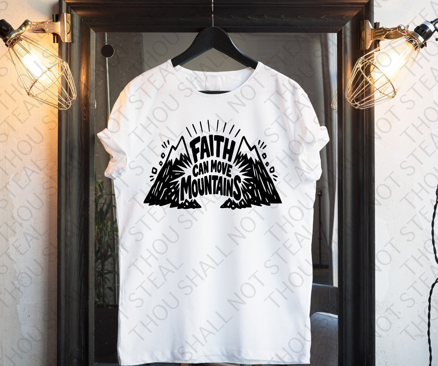 D-174 Faith Can move mountains tee