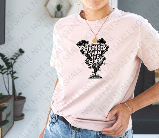 D-177 Stronger than the Storm tee