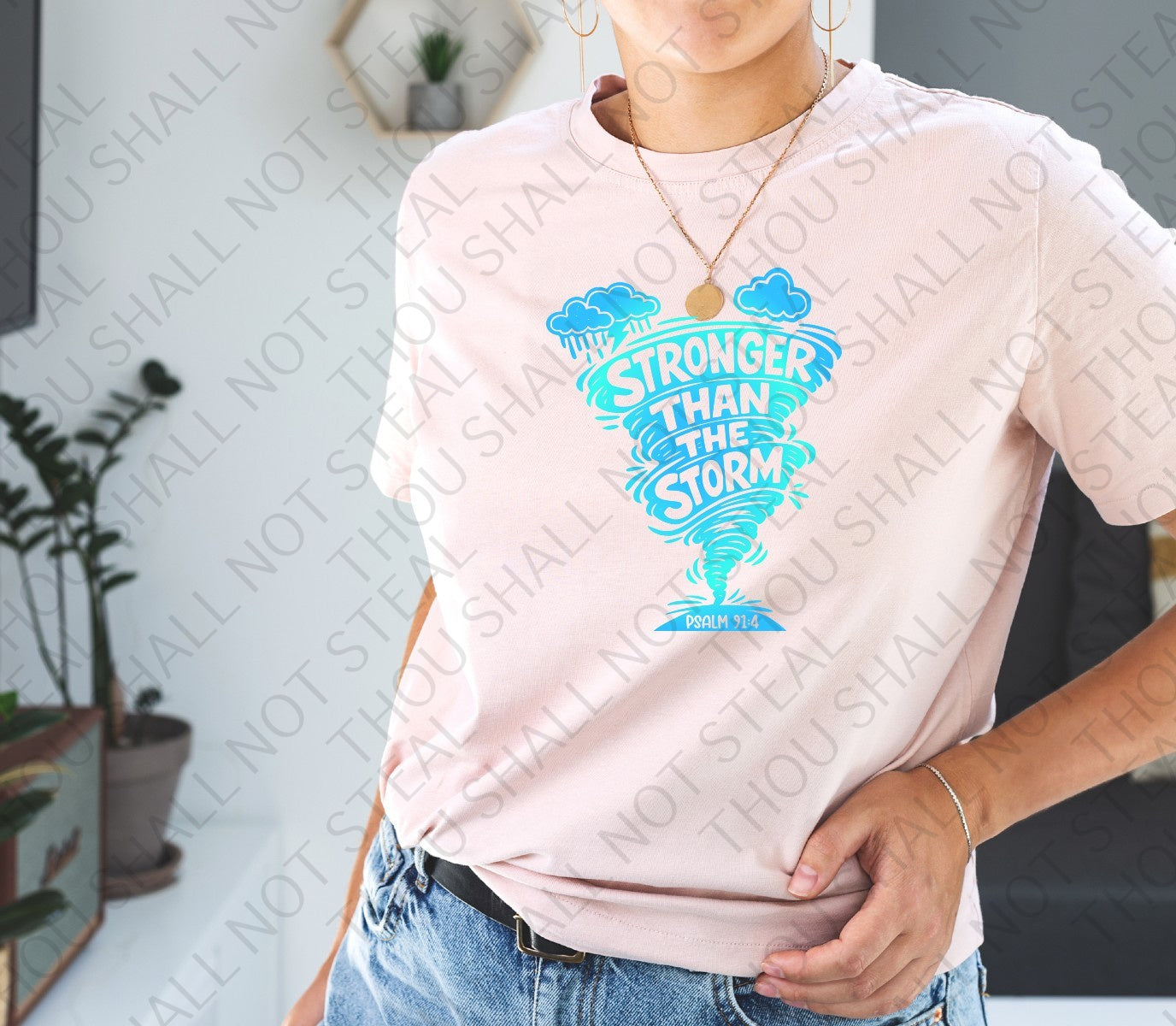 D-177 Stronger than the Storm tee