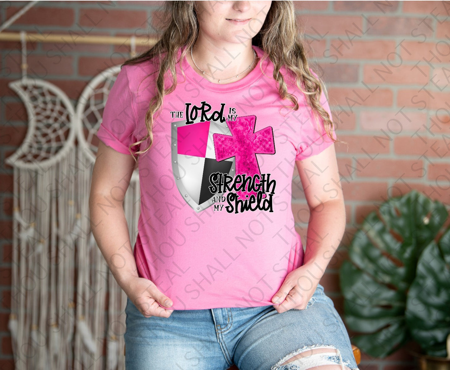 D-179 The Lord is my Strength tee