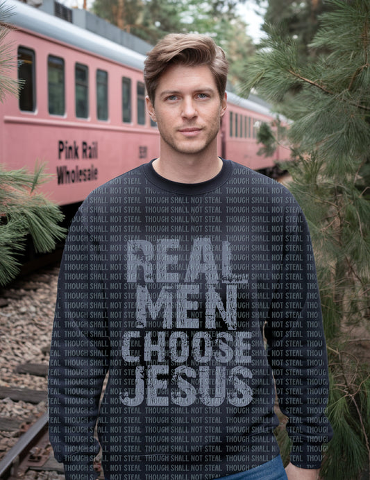 D-202 Real Men Faith (Choose One) tee