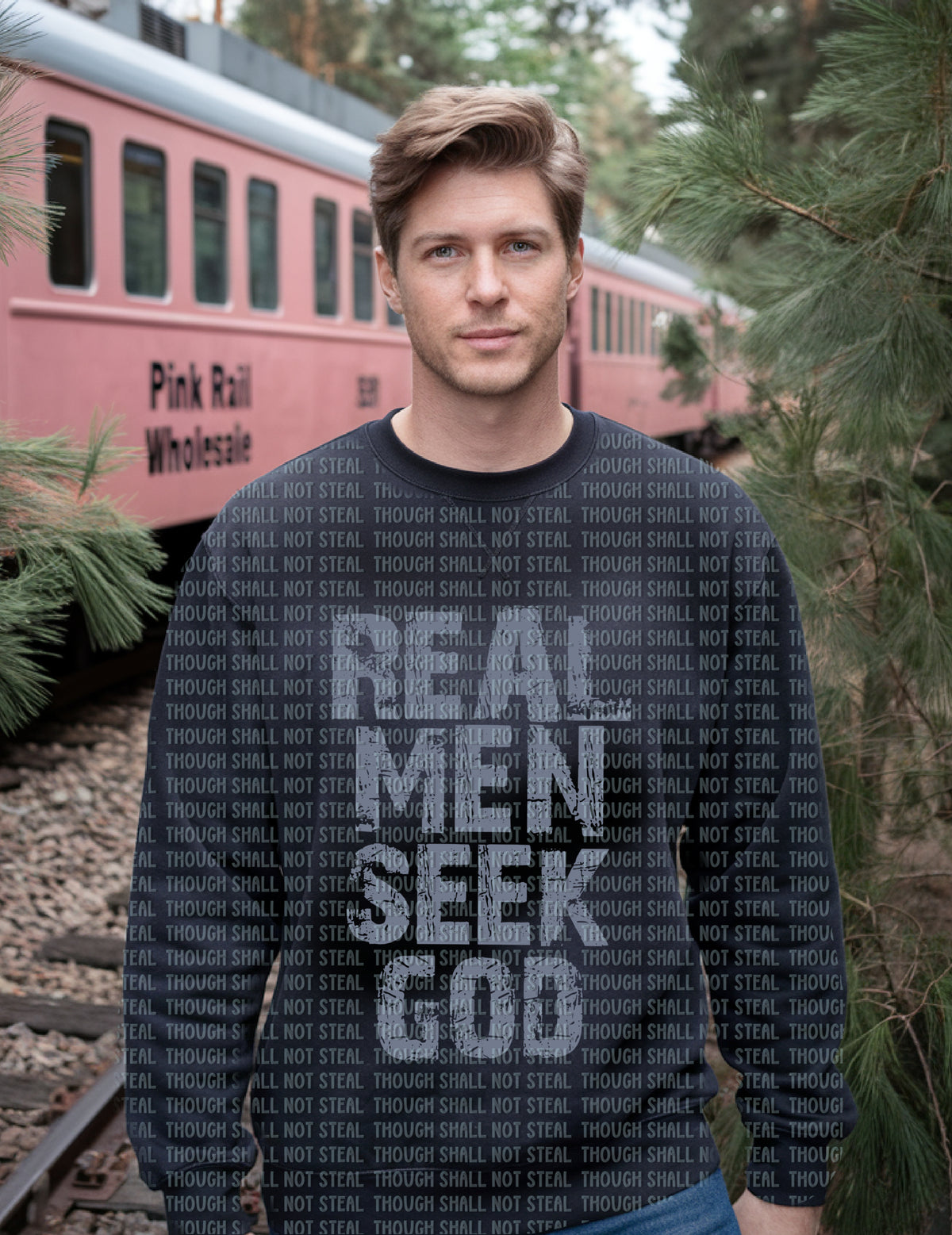 D-202 Real Men Faith (Choose One) tee
