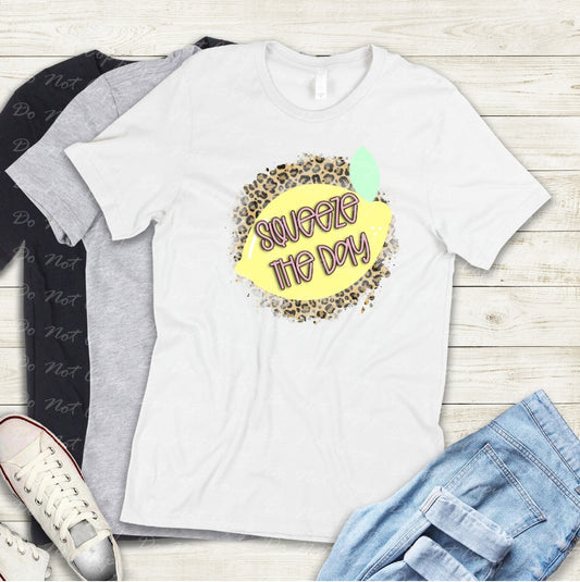 D-22 Squeeze The Day Lemon Cheetah Tee