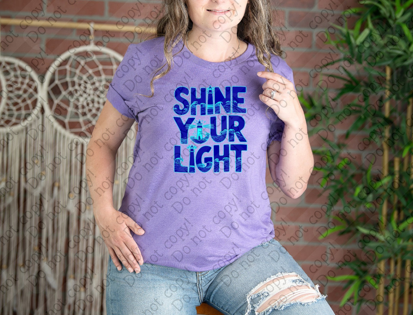 D-99 Shine Your Light tee
