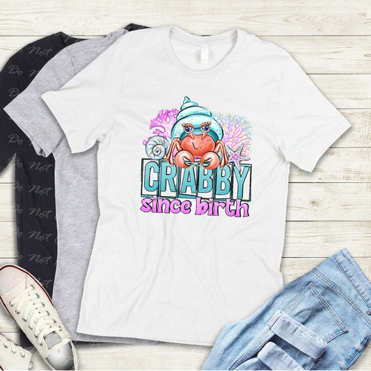 H-07 Crabby Since Birth Tee