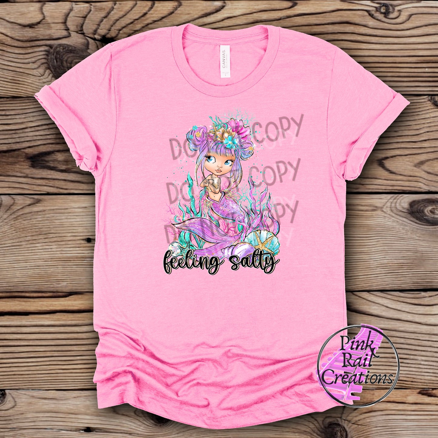 H-08 Feeling Salty Mermaid Completed Tee