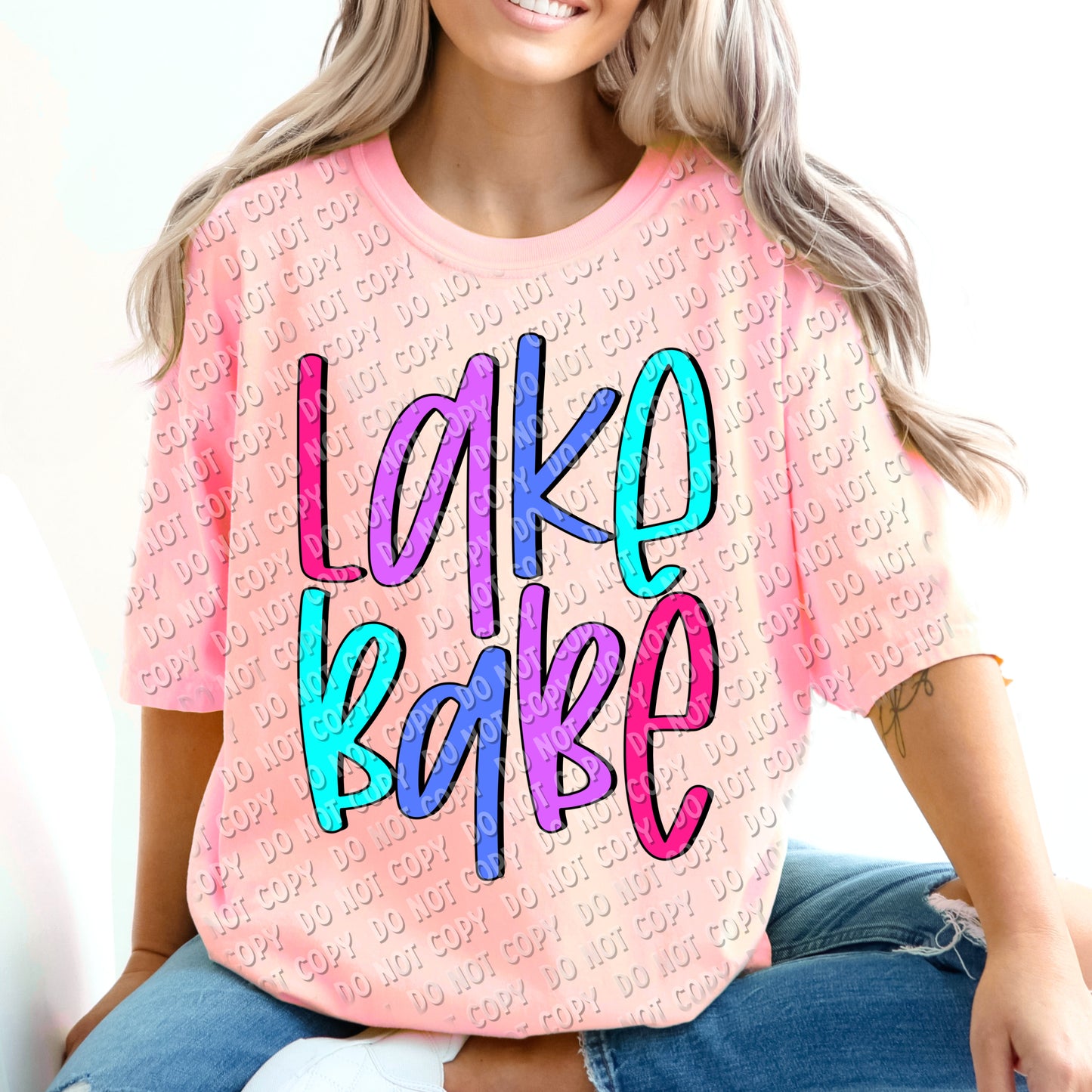 H-113 Lake Babe Completed Tee