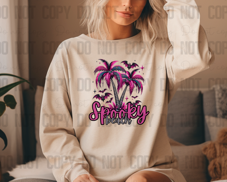 H-123 Spooky Beach Completed Tee