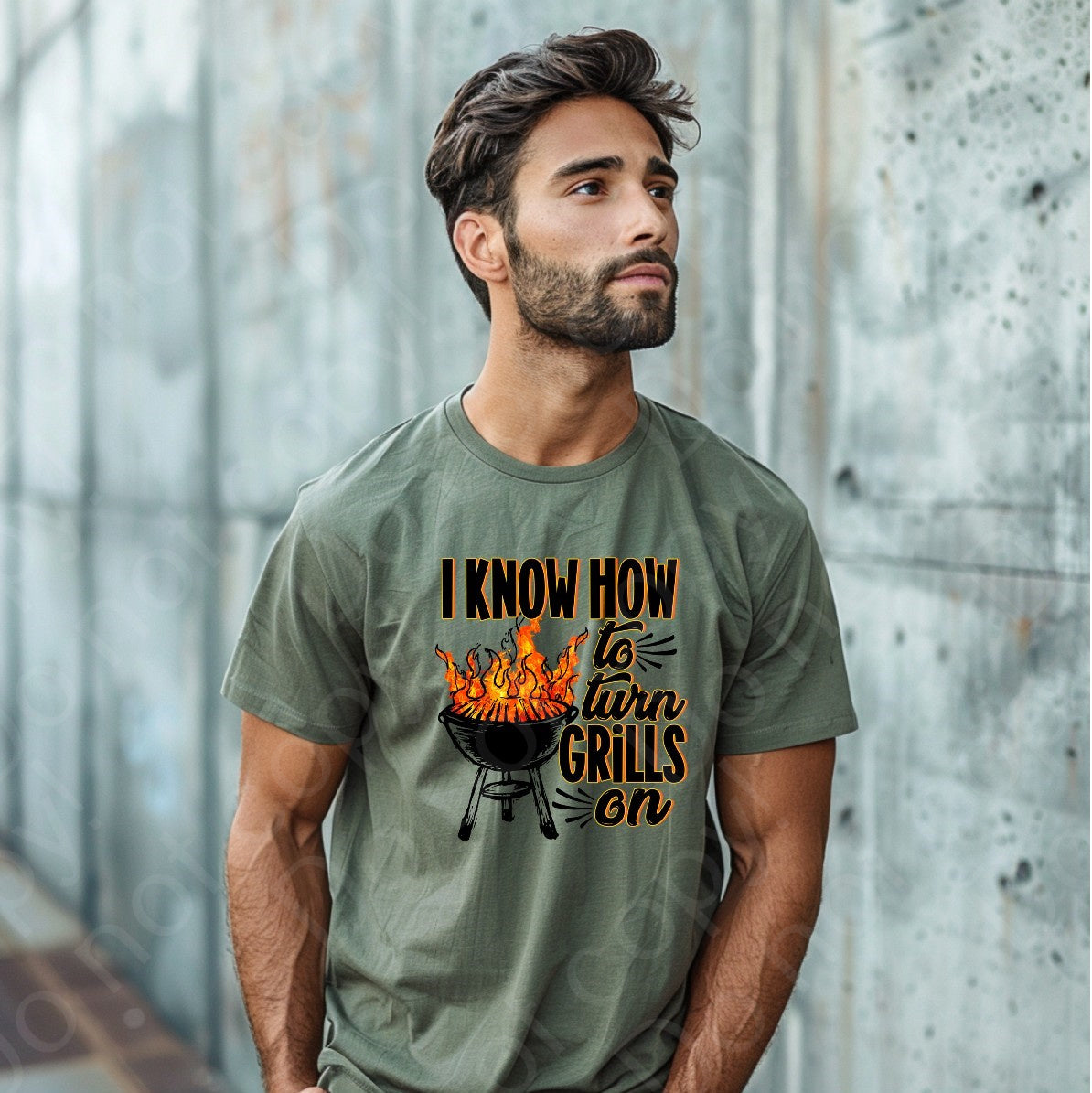 H-134 I Know how to turn Grills on Tee