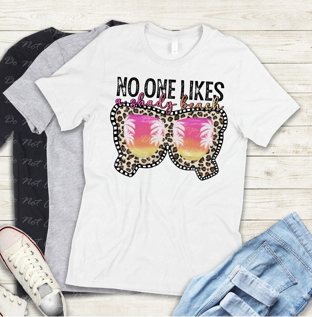 H-13 No One Likes A Shady Beach Tee