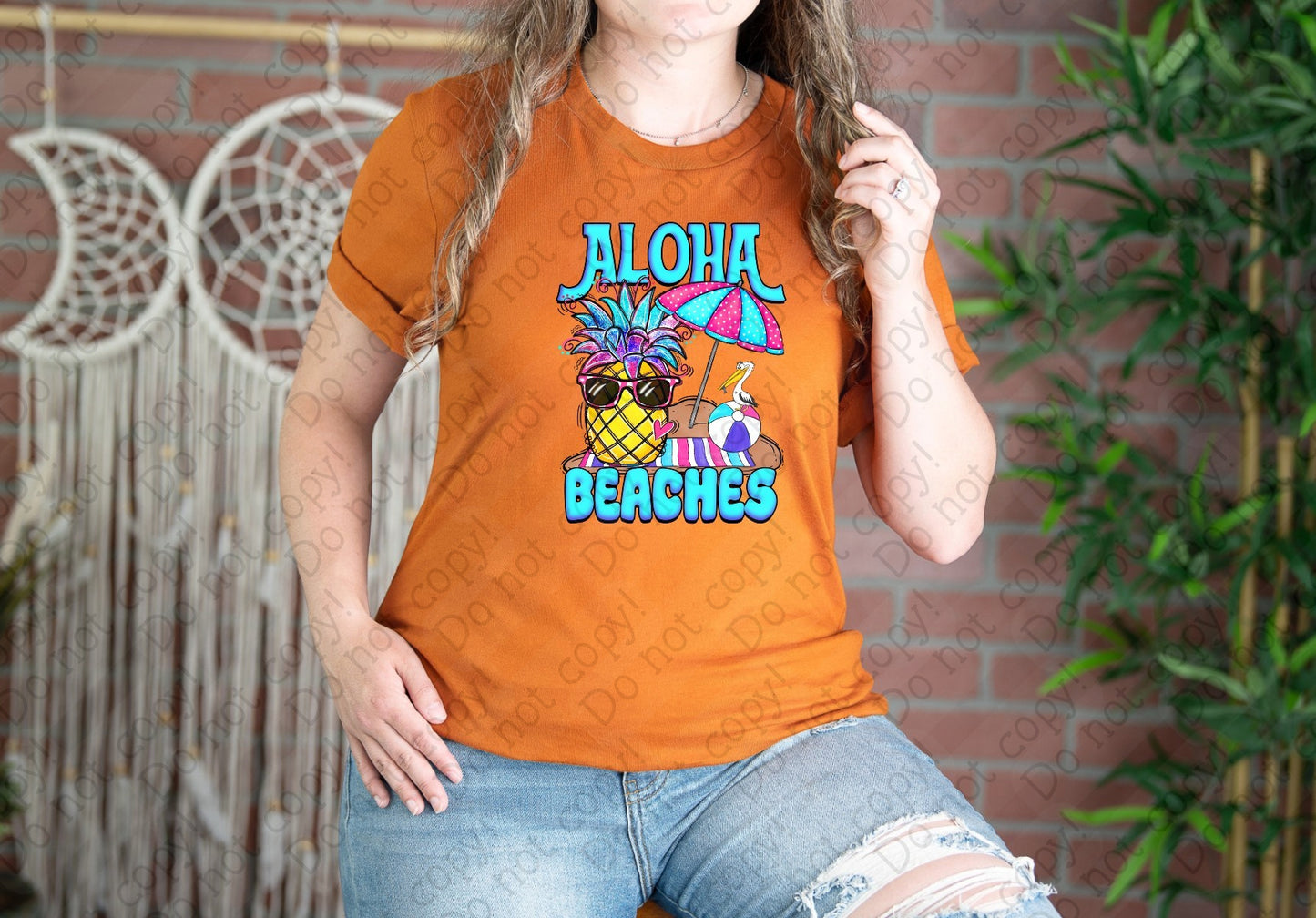 H-179 Aloha Beaches Tee