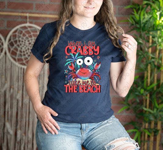 H-187 When I am Crabby Tee