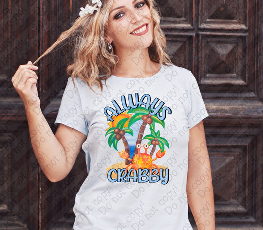 H-195 Always Crabby Tee