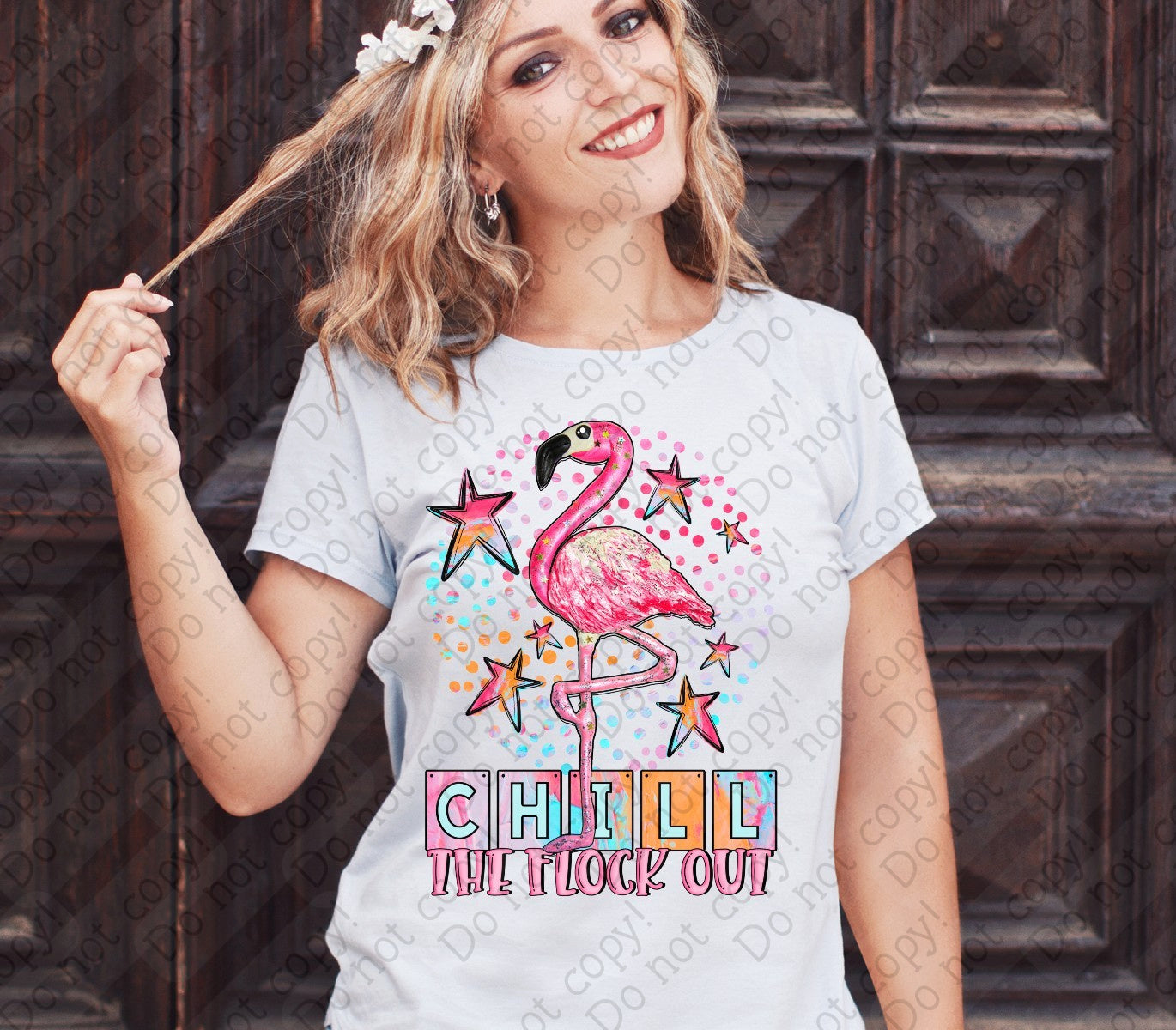 H-197 Chill The Flock Out Tee