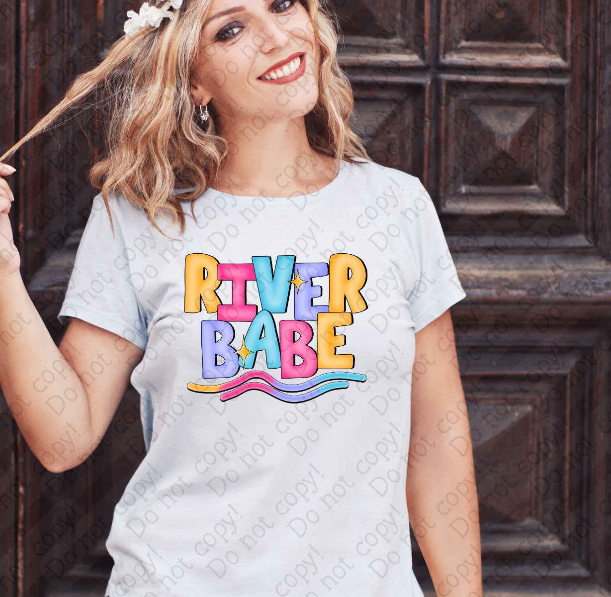 H-204 River or Lake Babe Tee