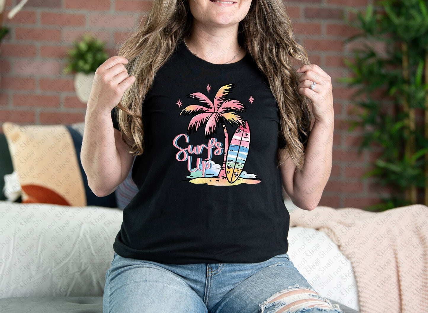 H-218 Surfs Up tee