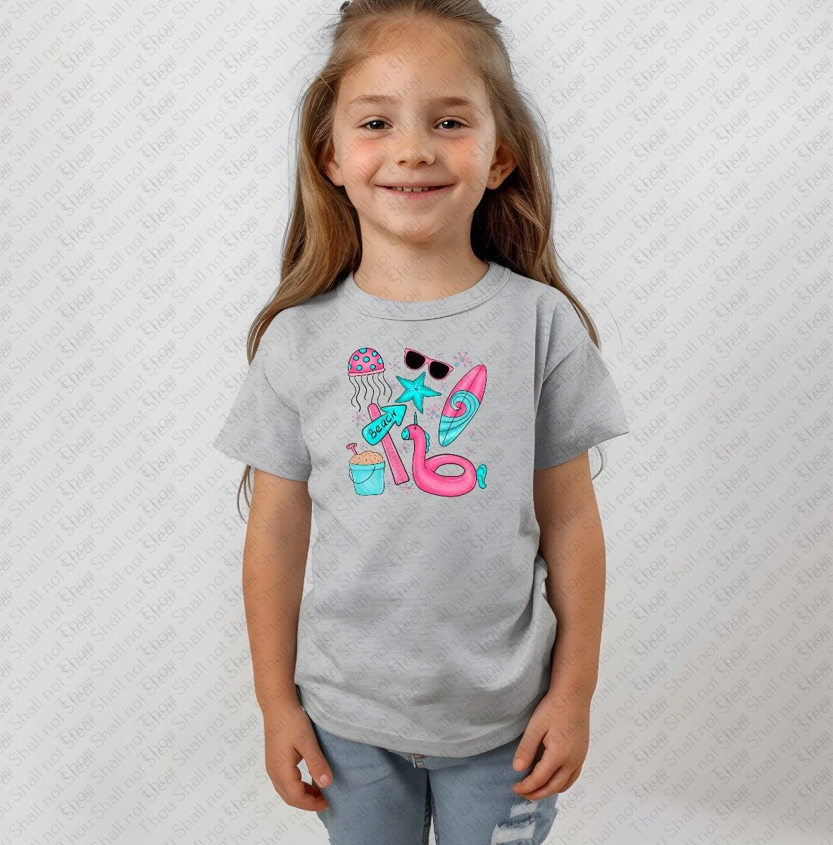 H-224 Summer Collage tee