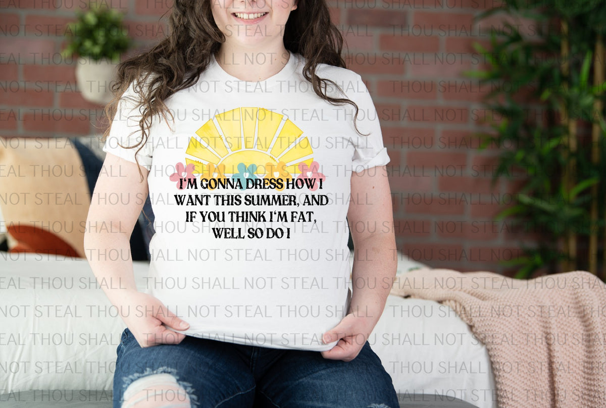 H-235 Dress How I Want This Summer tee