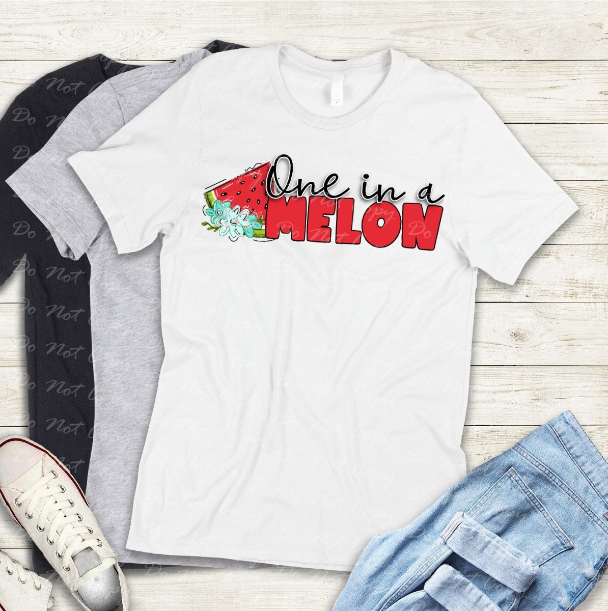 H-37 One In A Melon Watermelon Tee