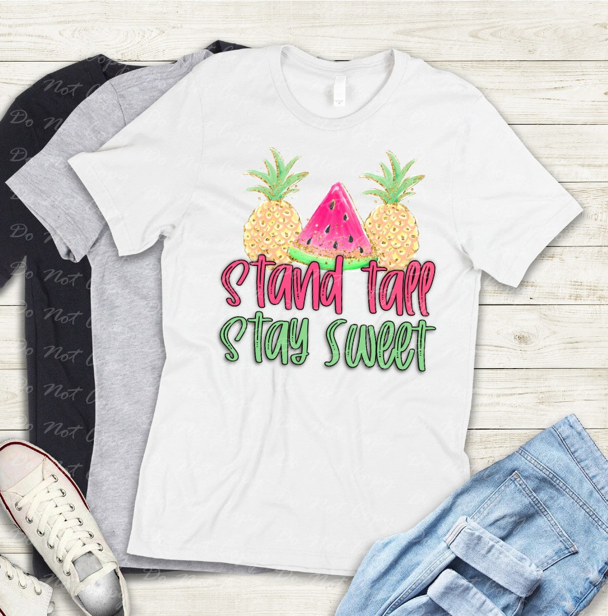 H-41 Stand Tall, Stay Sweet Pineapple Tee