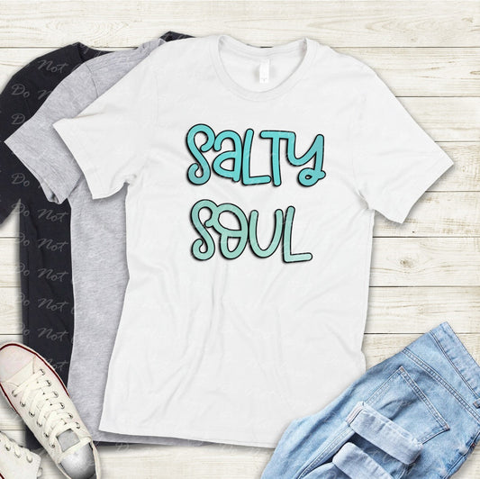H-43 Salty Soul Ombre Tee