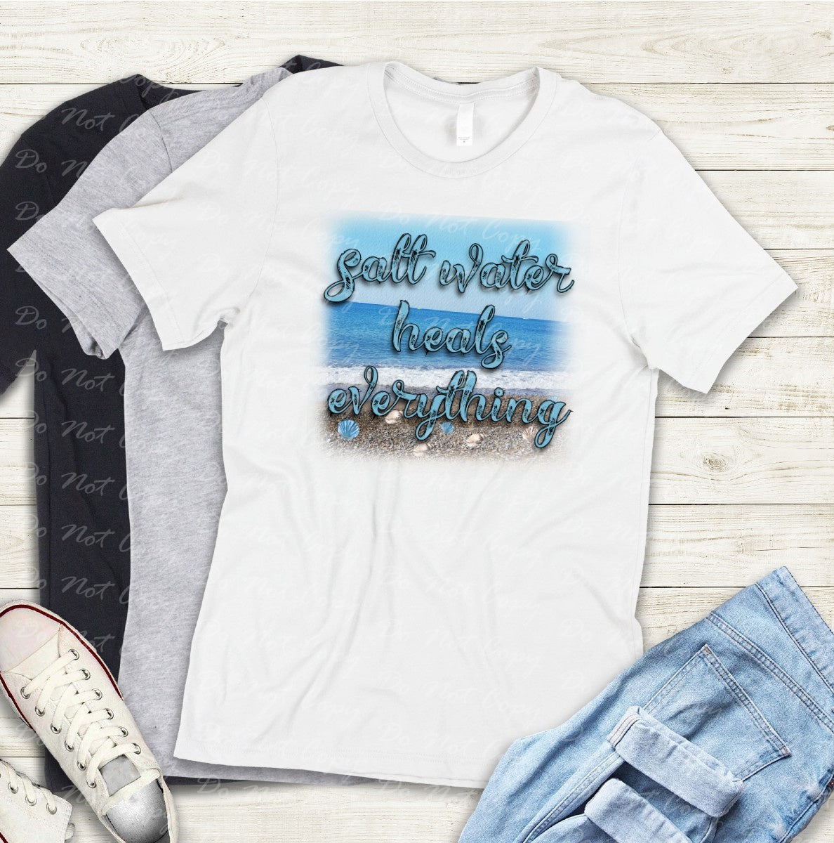 H-44 Salt Water Heals Everything Tee