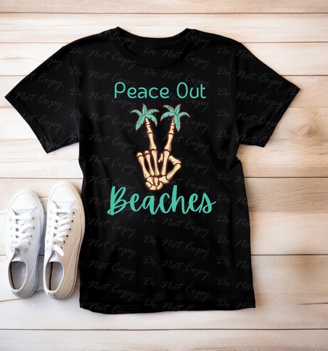 H-53 Peace Out Beaches Tee