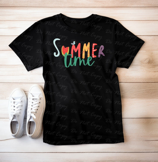 H-64 Summer Time Doodles Tee