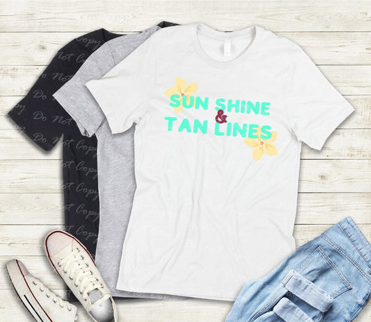 H-68 Sunshine & Tan Lines Tee