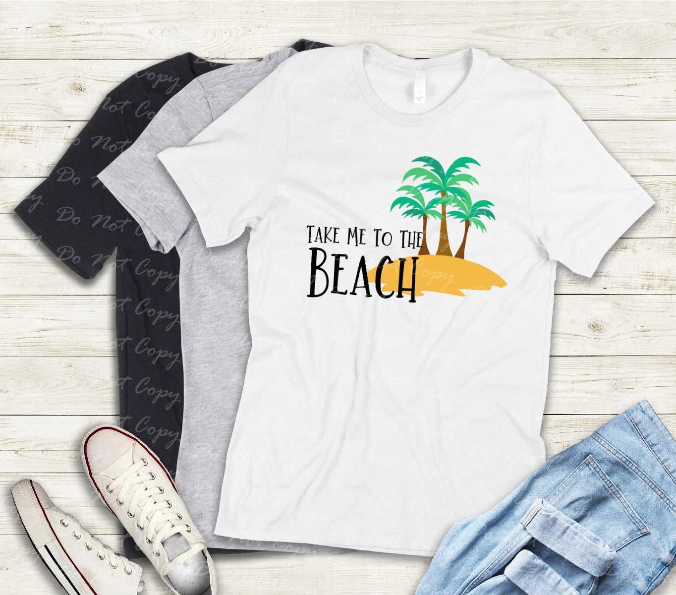 H-73 Take Me To The Beach Tee
