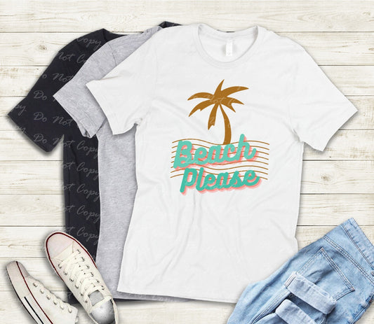 H-79 Beach Please Tee
