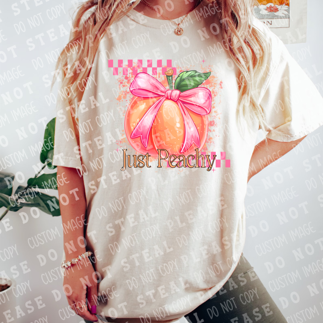 H-91 Just Peachy Completed Tee