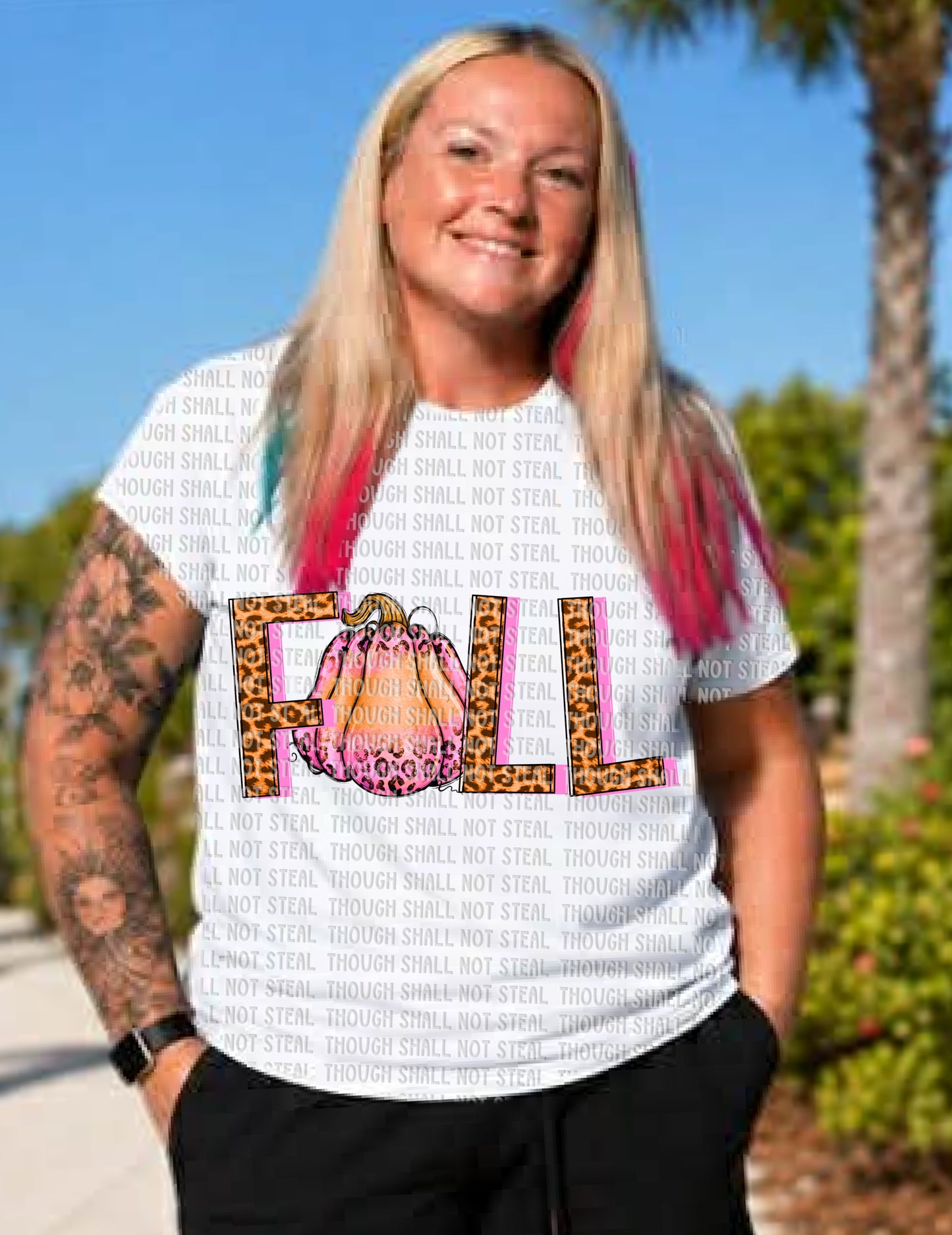I-112 Leopard Fall tee