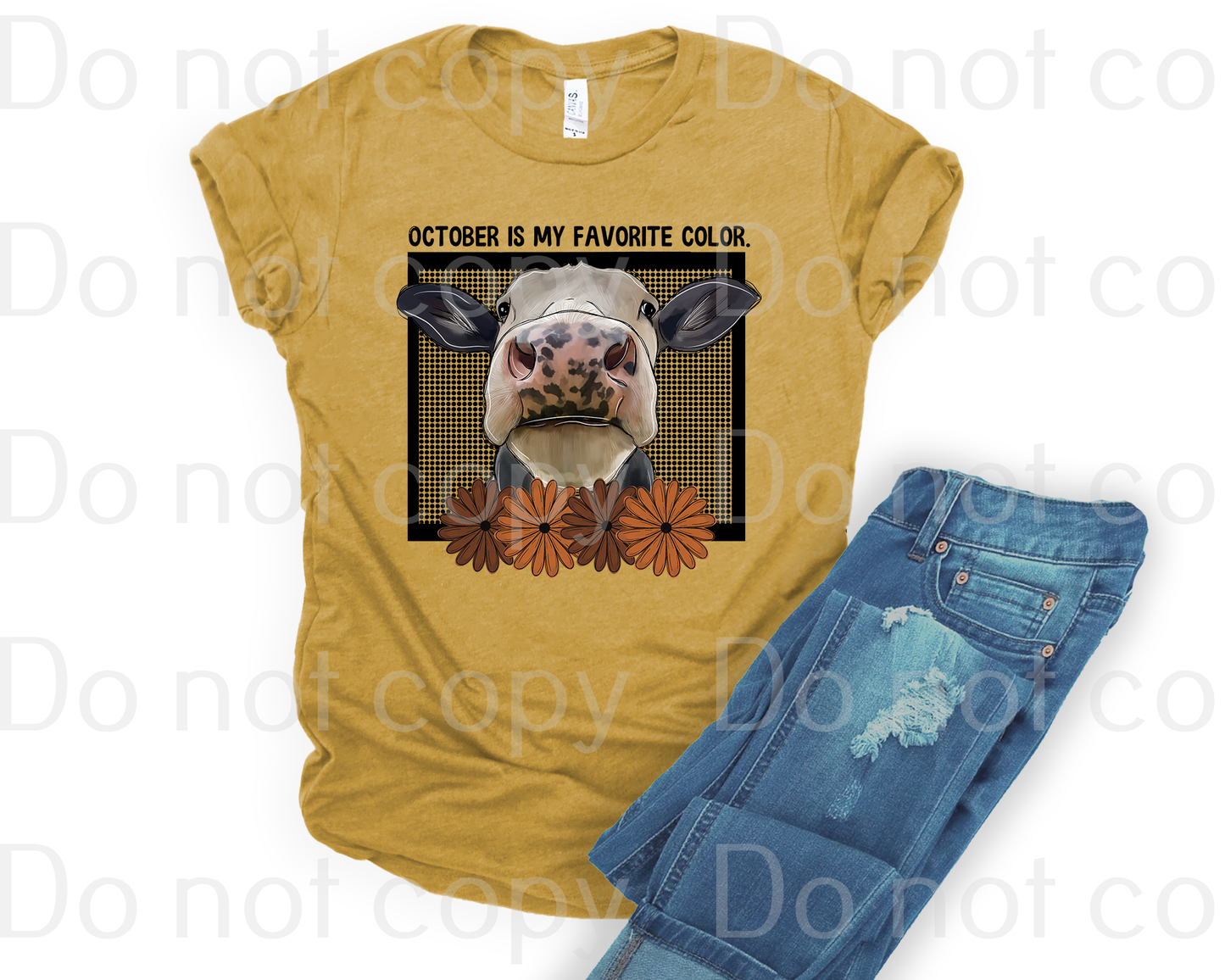 I-19 October is my favorite color fall Tee