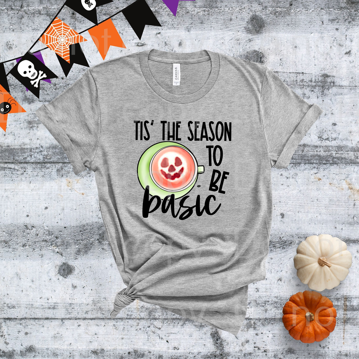 I-22 Tis the season to be basic fall Completed Tee