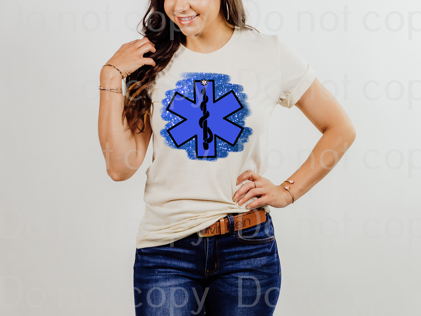 K-13 blue emt Tee