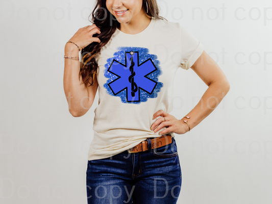 K-13 blue emt Tee