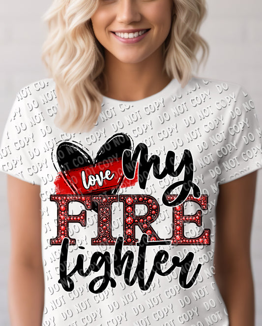 K-36 Love My Fire Fighter Tee