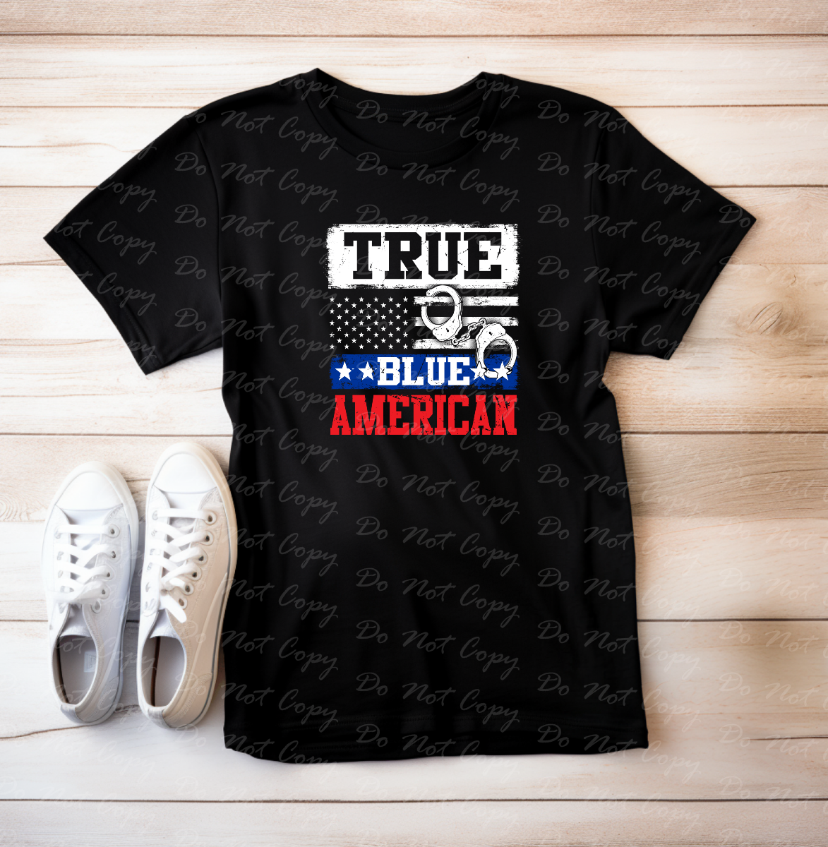 K-54 True Blue American Police tee