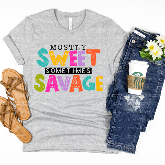 L-03 mostly sweet sometimes savage Completed Tee