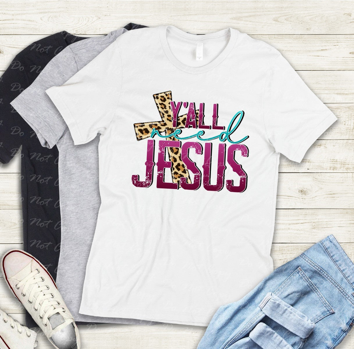 L-07 y'all need jesus Tee