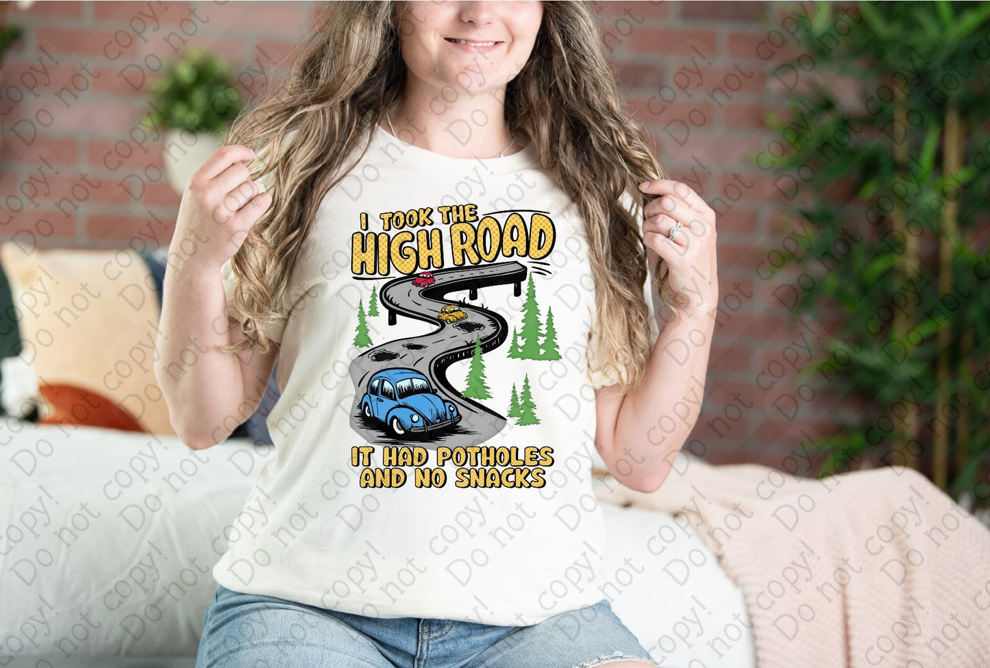 L-236 I Took the High Road tee