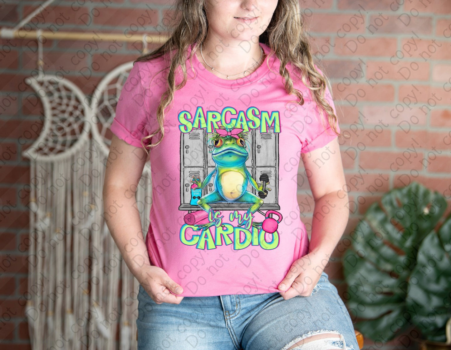 L-249 Sarcasm Is My Cardio tee