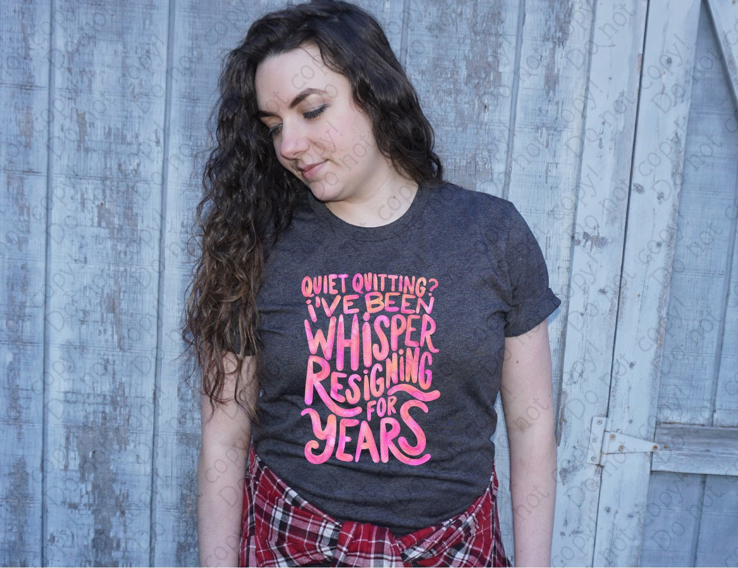 L-253 Quiet Quitting tee